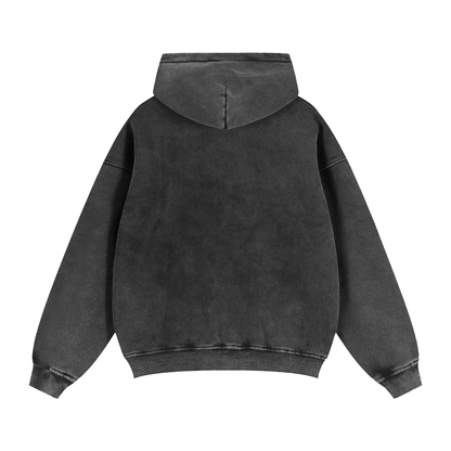 Poussé - Zip-Through Boxy Hoodie