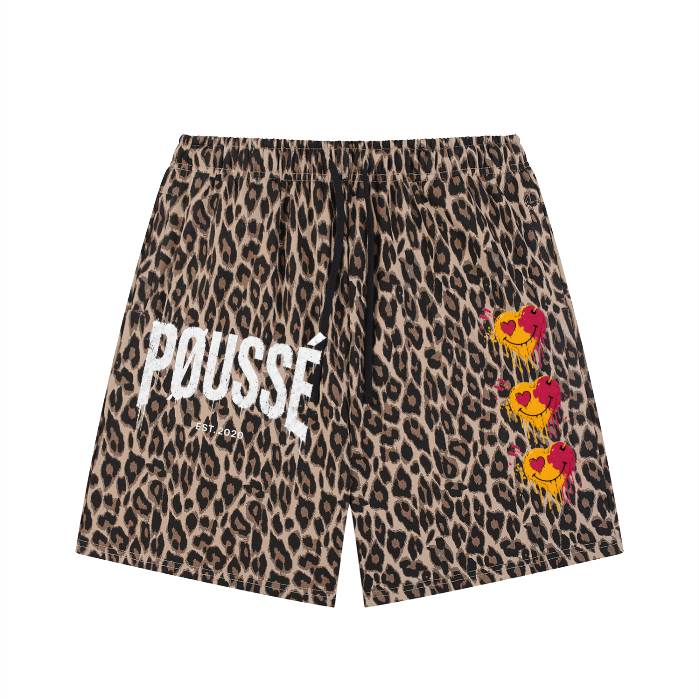 Poussé Leopard Hearts
