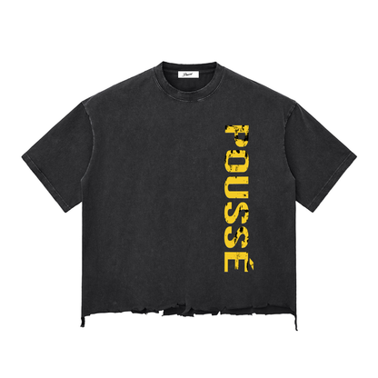 Poussé Raw-Hem Boxy T-Shirt