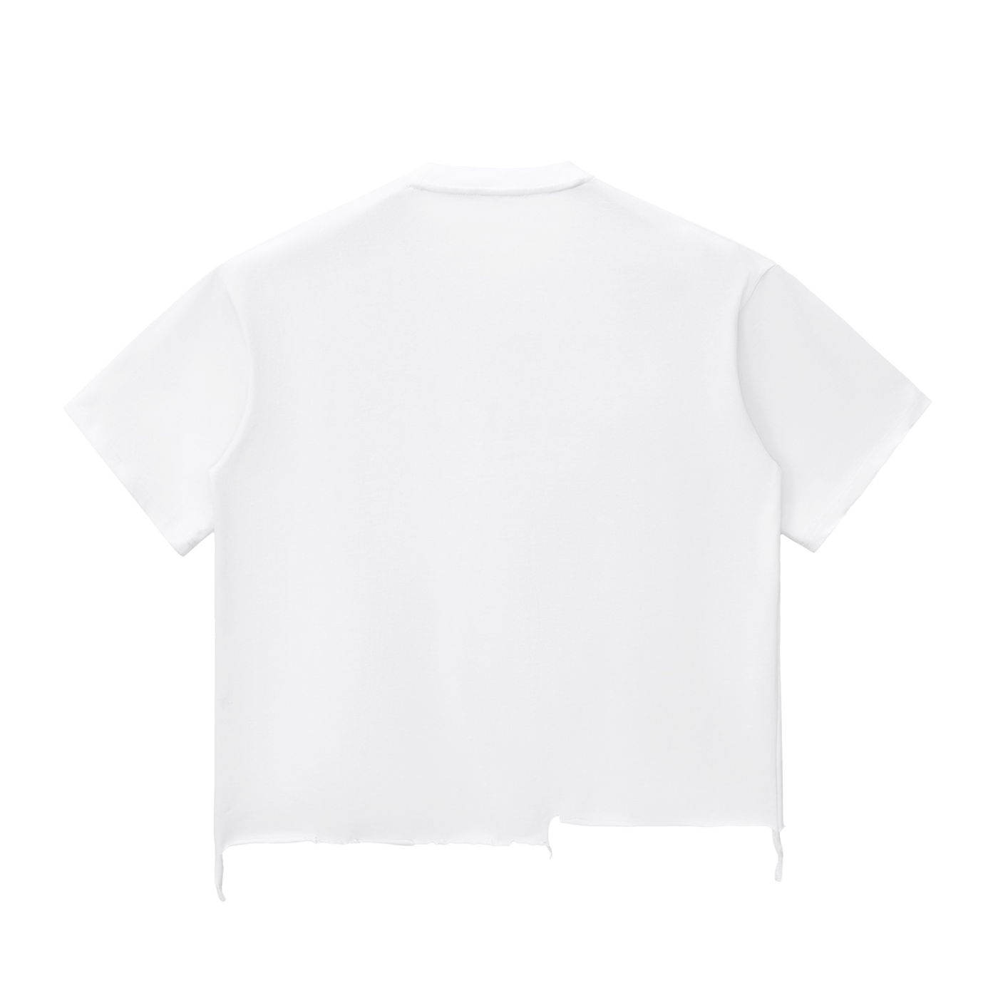 Poussé Raw-Hem Boxy T-Shirt