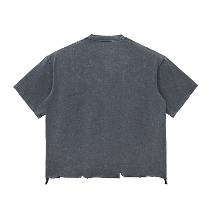 Poussé Raw-Hem Boxy T-Shirt