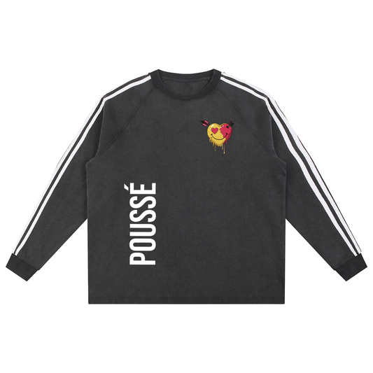 Poussé Contrast Tape Sweatshirt